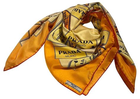 prada silk scarves